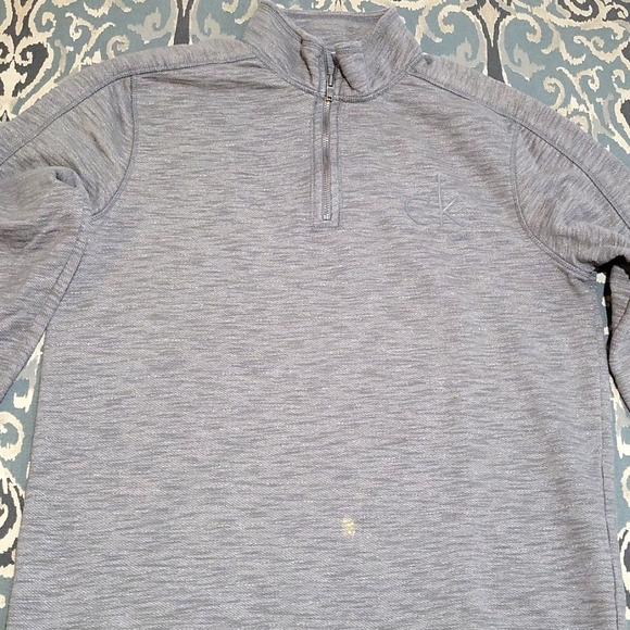 Calvin Klein long sleeve knit with zipper, GUC! Unisex, size large🎉🎊 - Picture 4 of 11